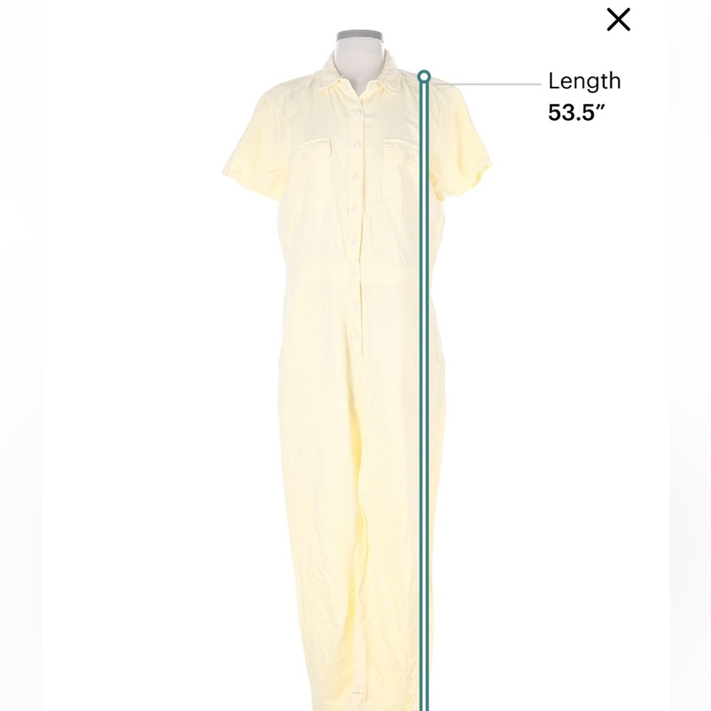 Outerknown Sunny Yellow Jumpsuit - Picture 3 of 7